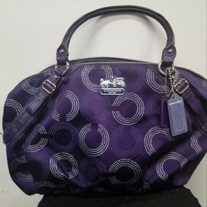 Coach Purple Tote
